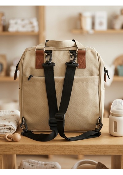 Mygeppetobag Bebek Bakım Çantası Bej
