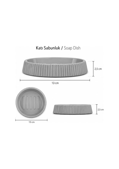 5 Li Banyo Seti Çizgili Tasarım 6,25 L Çöp Kovası + Wc Fırçası + Sıvı Sabunluk + Diş Fırçalık + Katı Sabunluk Modern Banyo Aksesuar Seti Gri 5 Li Banyo Seti Çizgili Tasarım 6,25 L Çöp Kovası + Wc Fırçası + Sıvı Sabunluk + Diş Fırçalık + Katı Sabunluk Modern Banyo Aksesuar Seti Gri