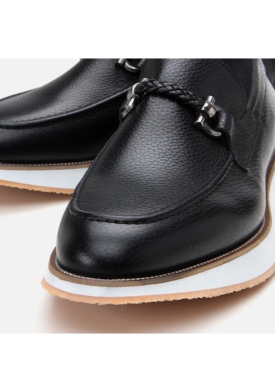 Hotiç Hakiki Deri Siyah Erkek Loafer 02ayh305240a100 Siyah-black Siyah