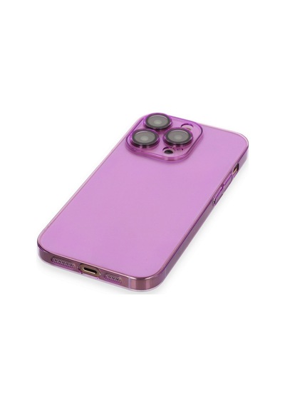 Apple iPhone  Uyumlu,  13 Pro Kılıf Armada Lensli Kapak - Mor