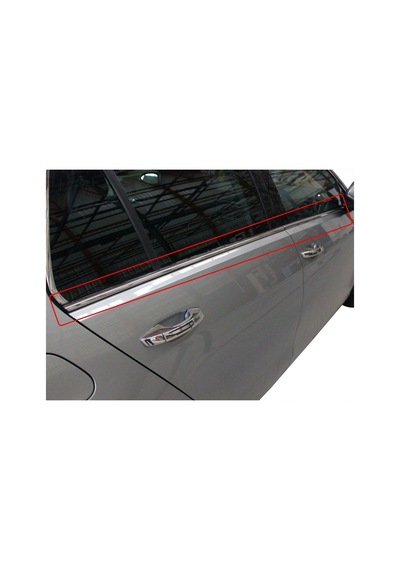 Volkswagen Golf 7 Cam Çıtası 4 Prç  Krom 2013 ve Sonrası