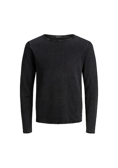 Jack & Jones Soluk Efektli Kazak-leo 12174001 Caviar Siyah