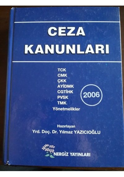 Ceza Kanunları Yılmaz Yazıcıoğlu