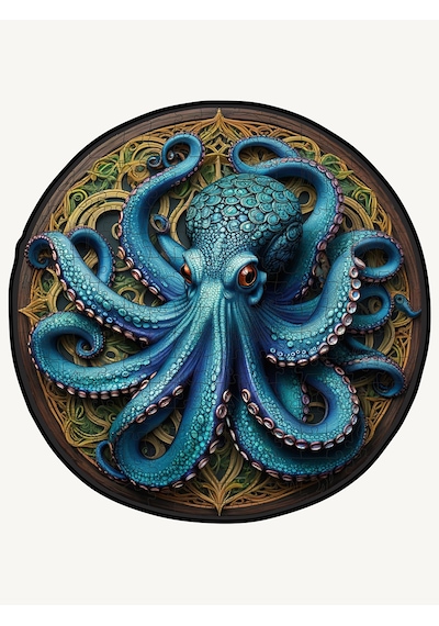 Ncpuzzles Ahtapot - 49.50 Cm Yapboz