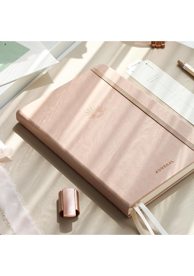 A5 Bullet Journal Noktalı Defter 140 Gr. 80 Yaprak Cappuccino Kahverengi