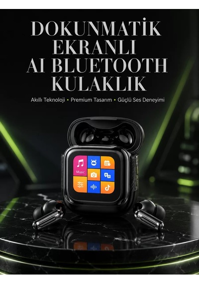 Akıllı Dokunmatik Kontrol Aı Özellikli Bluetooth Kulaklık