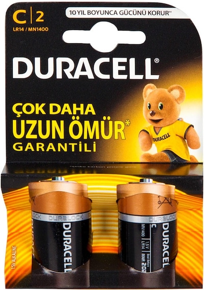 DURACELL C ORTA PİL 2 Lİ