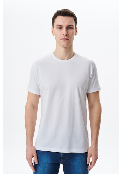 AR-MA Arma Erkek Regular Fit Basic Süprem Bisiklet Yaka Tişört Y29344453002 Beyaz