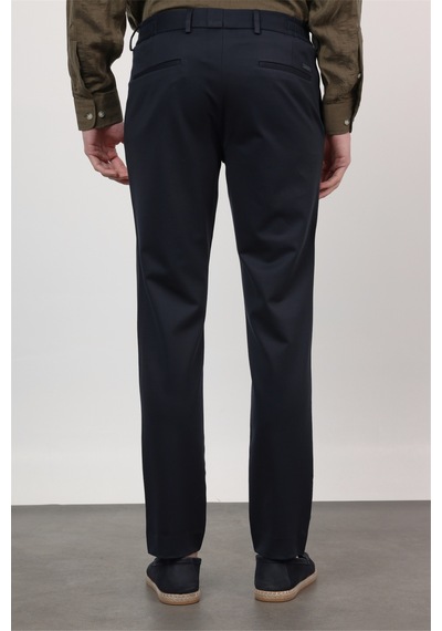 İmza Lacivert Yan Cep Örme Slim Fit Esnek Jogger Pantolon 1003260173