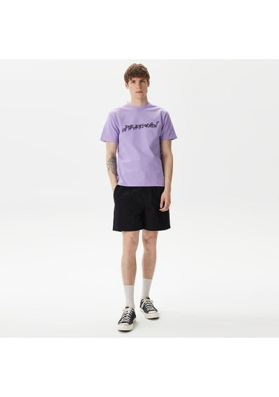The Kooples Erkek Baskılı Bisiklet Yaka Mor T-shirt