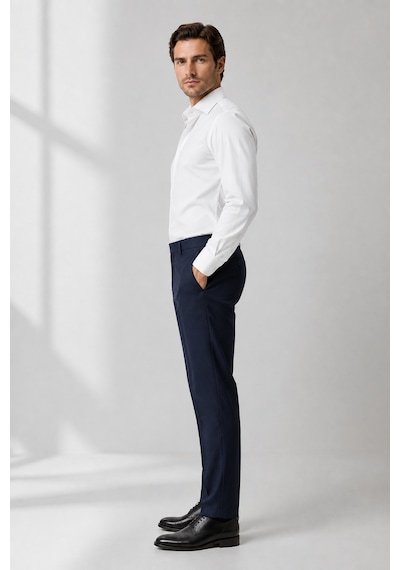 Bihan Store Erkek Slim Fit Edmone Kumaş Pantolon Mc413-lacivert