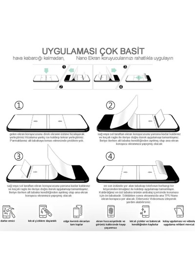 Realme Note 80 Uyumlu Nano Ekran Koruyucu Esnek Ultra İnce - Maxxpro - Hd Şeffaf Hayalet