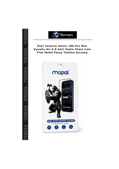 Özel Tasarım Honor X80 Pro Max Uyumlu Air 6 D Anti Static Glass Cam Film Mobil Parça Telefon Koruma