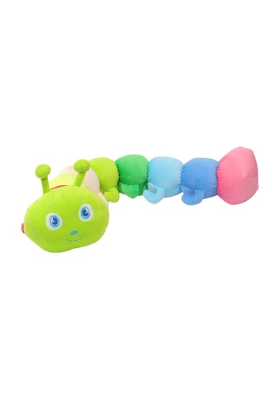 Peluş Sevimli Tırtıl 90 Cm Yeşil