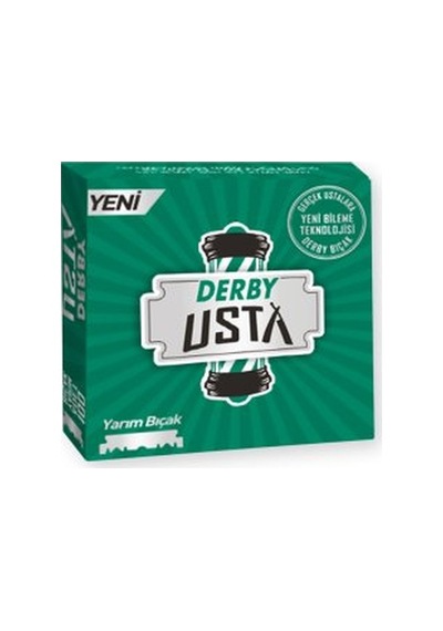 Derby Usta 100 Parça .berber Kırık Jilet Go53/02233