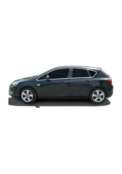 Opel Astra Uyumlu J Cam Çerçevesi Hatchback 2012-2019 Paslanmaz Çelik Parça