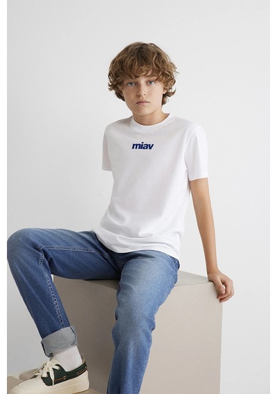 Mavi Erkek Çocuk T Shirt 66332620 Beyaz Beyaz