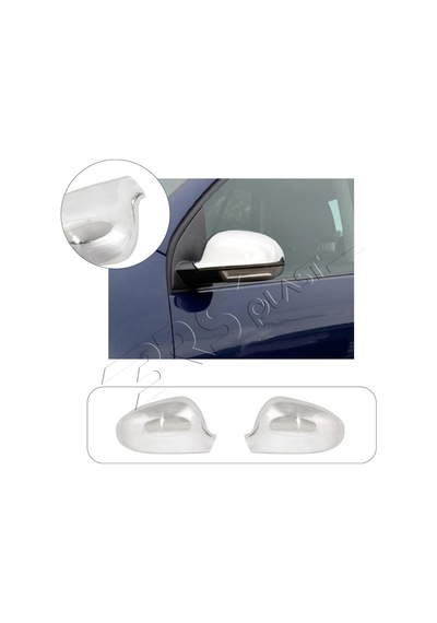Volkswagen Passat 3b Uyumlu 1997-2004 Krom Ayna Kapağı 2 Parça Paslanmaz Çelik