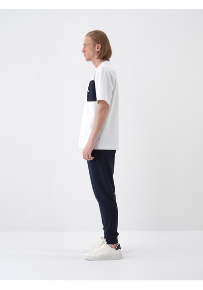 Xint Lacivert Pamuk Dokulu Regular Fit Sweat Pantolon 380207
