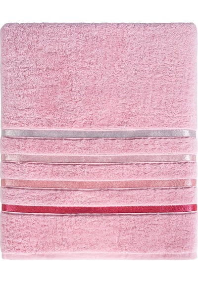 Banyo Havlusu Tekli Pamuk Bale Pembe