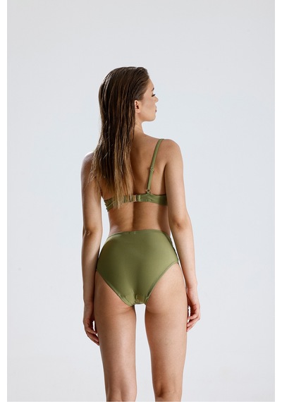 Magic Form Yüksek Bel Toparlayıcı Bikini Alt Yeşil - 728500066 Yeşil