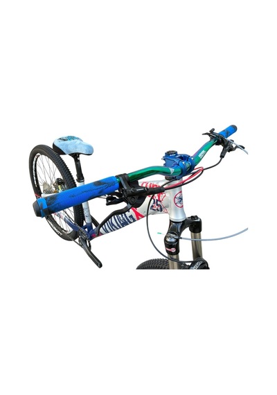 Vikingx Tuff X-25 Dirt Jump Bisiklet Mavi-gümüş Pt877 Siyah