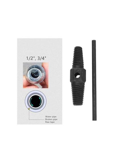 Aee Ters Dişli Kılavuz Boru Sökme Aparatı 1/2" Ve 3/4" Hasarlı Paslı Boru &amp Kırık Vida Çıkarıcı Sp