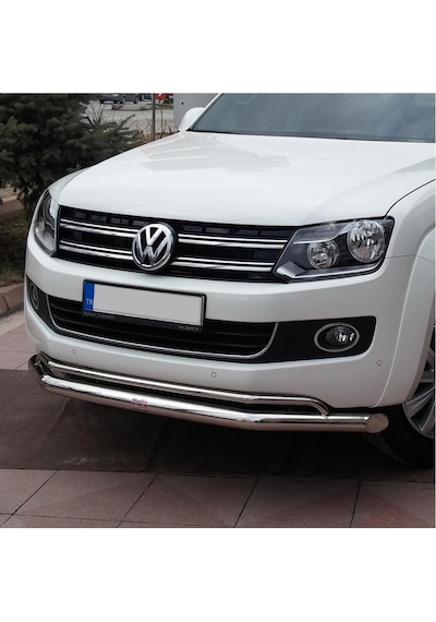 Volkswagen Amarok Ön Krom Koruma Bıyık Paslanmaz  Çelik