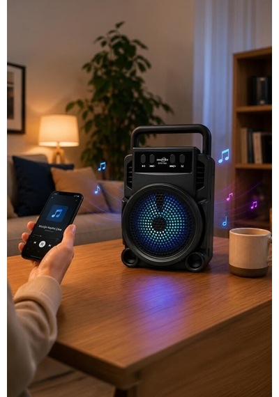 Delux Serisi Bluetooth Hoparlör Gts-1360 Siyah Frekans Cihaz Akustik