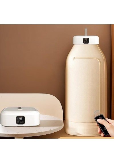 Mioji Mio UV100X Yeni Nesil UV Işıklı Portatif Askılı Katlanabilir Çamaşır Kurutma Makinesi Beyaz