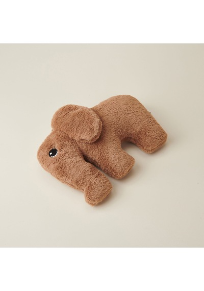 Soft Fil Figürlü Yastık - Kahverengi - 38x26 Cm Çok Renkli
