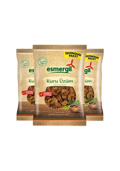 Esmergil Kuru Üzüm 3'lü Paket 3 x 200 Gr
