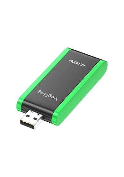 Veggieg 1400 Mbps 2.4ghz/5ghz Dual Band Gigabit Alıcı Verici Usb Wifi Adaptör