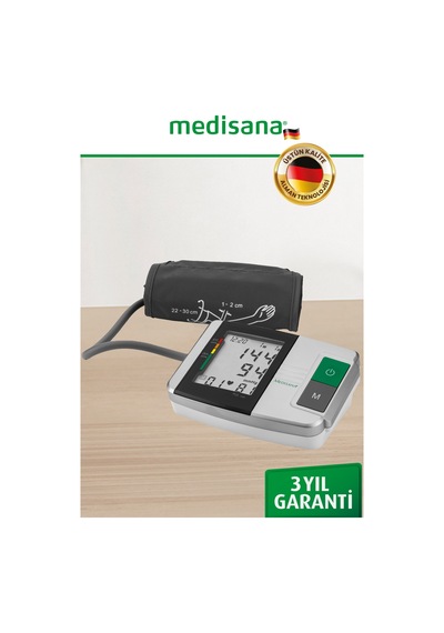 Dijital Medısana Alman Tasarım Büyük Ekran Kol Tipi Dijital Tansiyon Ölçme Aleti Mts-51152 Pilli Ko