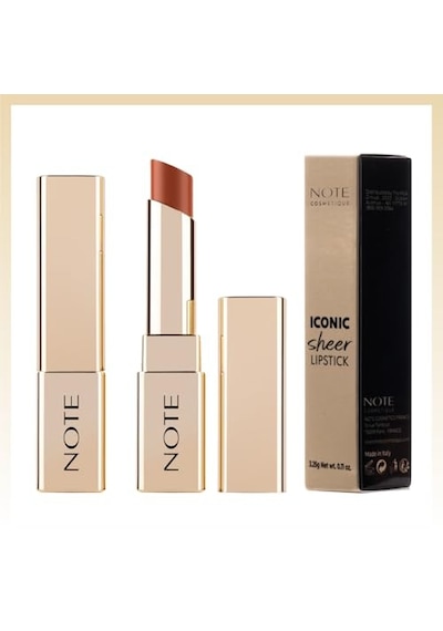 Note Cosmetics Iconic Sheer Lipstick 203 Charming Nemlendirici Parlak Ruj, Nude 00
