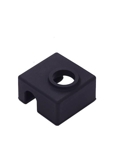 Koodmax 2 Adet 3d Printer E3d-v6 Mk7 Mk8 Mk9 Alüminyum Isıtıcı Blok Silikon Kılıfı - Siyah