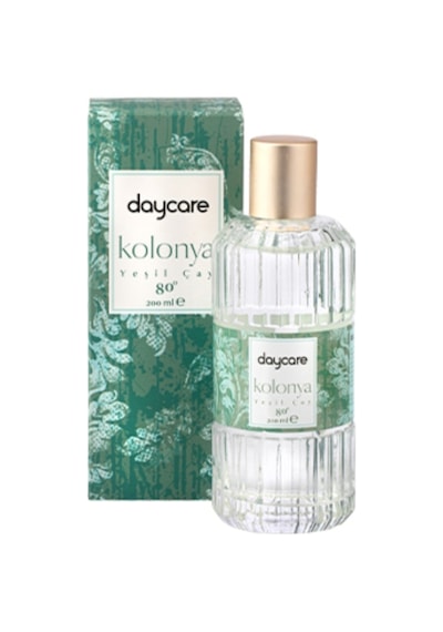 Daycare Cam Şişe Yeşil Çay Kolonyası 200 Ml 80