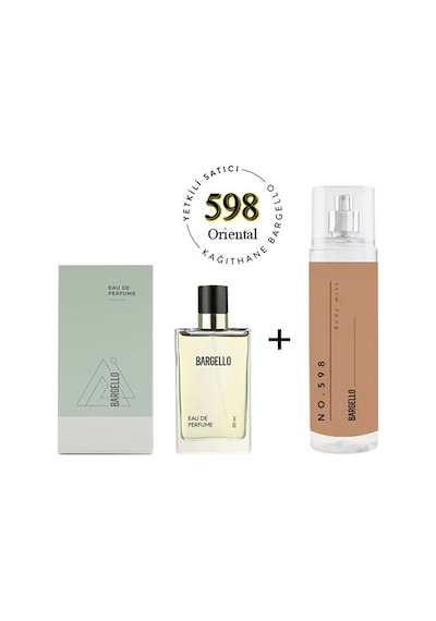 Bargello 598 Unisex Parfüm EDP 50 ML + No: 598 Unisex Body Mist Edt 210 M Diğer