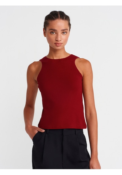 Dilvin 21129 Kolsuz Top-açık Bordo Açık Bordo