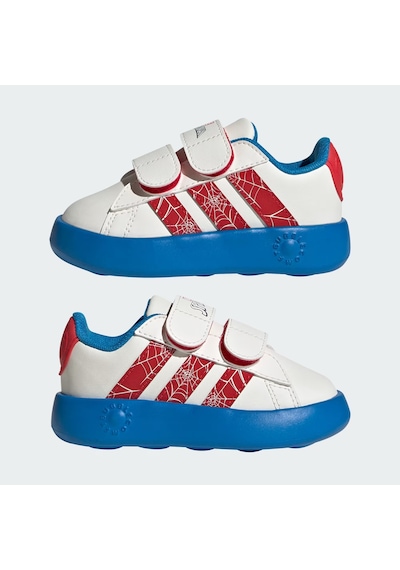 Adidas Grand Court Spider-man Cf Erkek Çocuk Spor Ayakkabı Jq8072 Çok Renkli