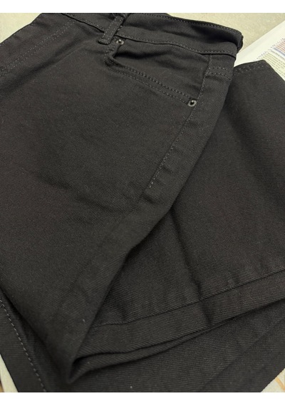 Ymr Moda Siyah Likralı Mom Kadın Kot Pantolon 3303-24/32