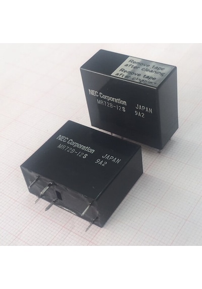 Mr72B-12S 6Pin'Li Röle Çift Kontak Normalde Kapaldır 12Vdc 5A