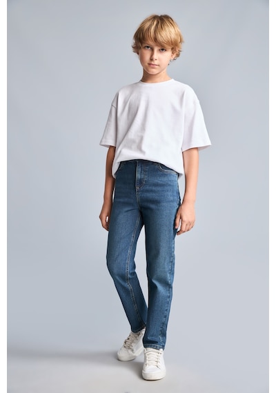 Defacto Straıght Fıt Düz Paça Jean Pantolon Erkek Çocuk F0455a826aunm41 Yeşil-nm41