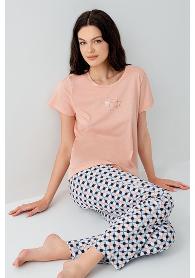 Arnetta Kadın Turuncu Pijama Takım Turuncu