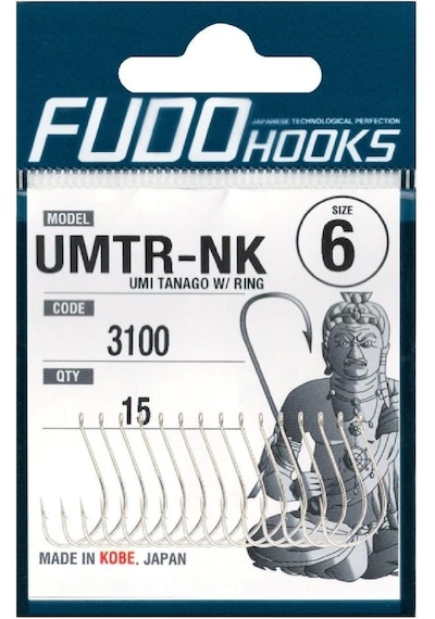 Fudo 3101 Umi Tanago Delikli Sap Black Nikel İğne No:8 - Standart
