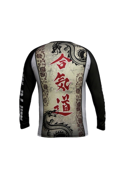 Dosmai Dijital Baskılı Uzun Kollu Long Sleeve Rashguard Rg010 Beyaz