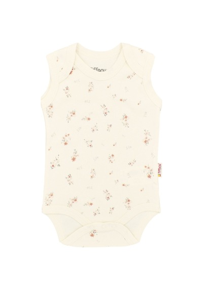 Tiffany Baby & Kids Tiffany Baby Clove Organik Theme Bebek Atlet Body 22009 Ekru