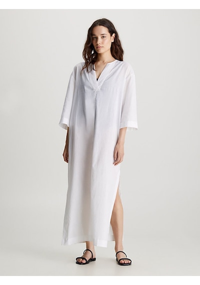 Calvin Klein Calvın Kleın Kadın Elbise Kw0kw02437-ycd Beyaz