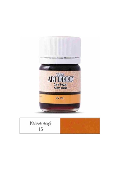 Cam Boyası 25 Ml. Kahverengi Y-030a-15 Beyaz