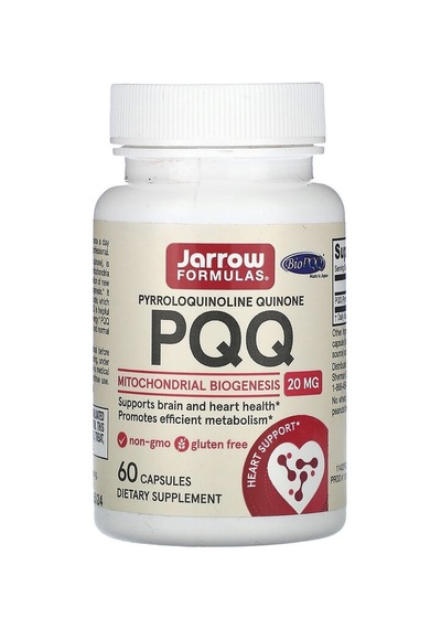 Jarrow Formulas, Pqq, 20 Mg, 60 Capsules